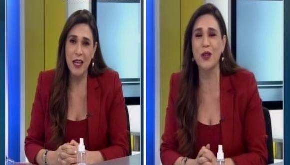 Verónica Linares agradeció por la oportunidad en Canal N. (Foto: Captura Canal N).