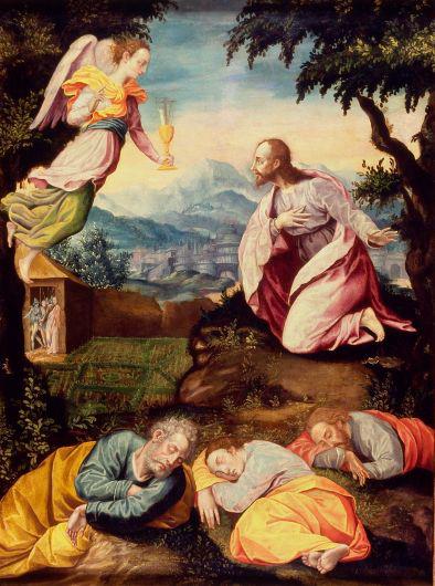 5] La oración en el huerto. Bernardo Bitti.