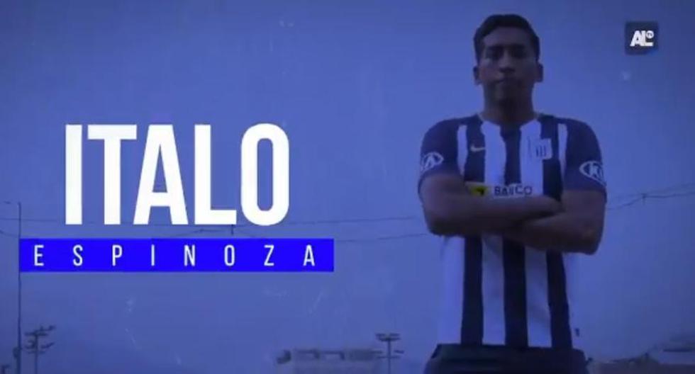 Ítalo Espinoza se convirtió en nuevo jugador de Alianza Lima (Foto: captura de Alianza Lima TV).
