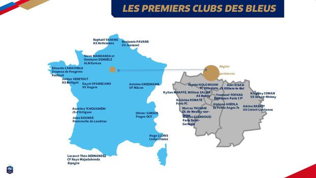 The first teams of each player from France.  (Photo: FFF)