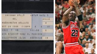 NBA | Coleccionista pagó una increíble suma por la entrada del debut de Michael Jordan 
