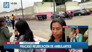 Cercado de Lima: denuncian que reubicación de ambulantes fracasó | VIDEO