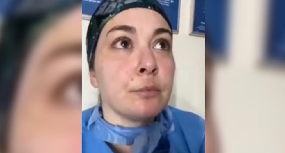 Nicole Sirotek, enfermera que llegó a Nueva York de Nevada durante la emergencia del coronavirus, se pronunció sobre la situación sanitaria. (Captura de video).