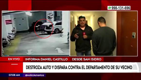 Denuncian ataque en edificio de San Isidro. (Foto: América Noticias)