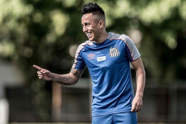 Christian Cueva only played five games with Santos