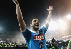 Napoli remonta con doblete de Gonzalo Higuaín y es líder en Italia