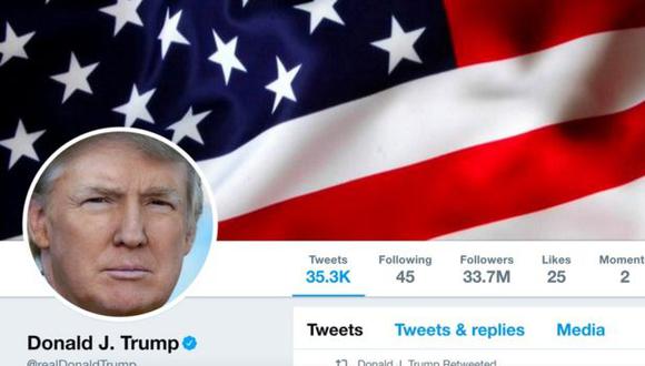 Al momento de publicación de esta nota, Donald Trump tiene 44,6 millones de seguidores en Twitter.