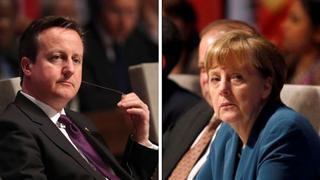 Cameron y Merkel: No habrá reunión del G8 en Rusia este año