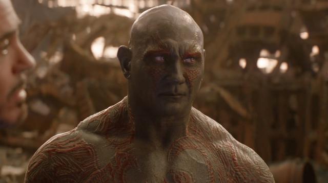 Drax (James Bautista) formará parte del equipo que enfrenta a Thanos en Titán. (Foto: Marvel Studios)