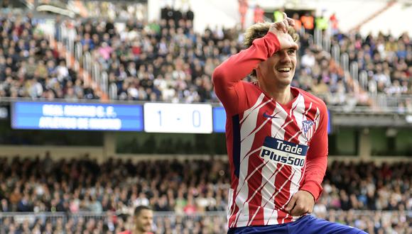 El goleador del Atlético de Madrid silenció el Santiago Bernabéu, que todavía se encontraba festejando el gol del Real Madrid marcado por Cristiano Ronaldo. (Foto: AFP)