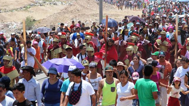 Chiclayo: escenificaron Vía Crucis en distrito de Reque [FOTOS] - 8