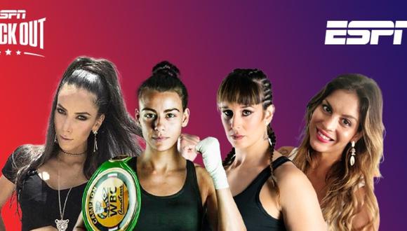ESPN Knockout: Cuatro mujeres serán las encargadas de transmitir el Box este fin de semana.