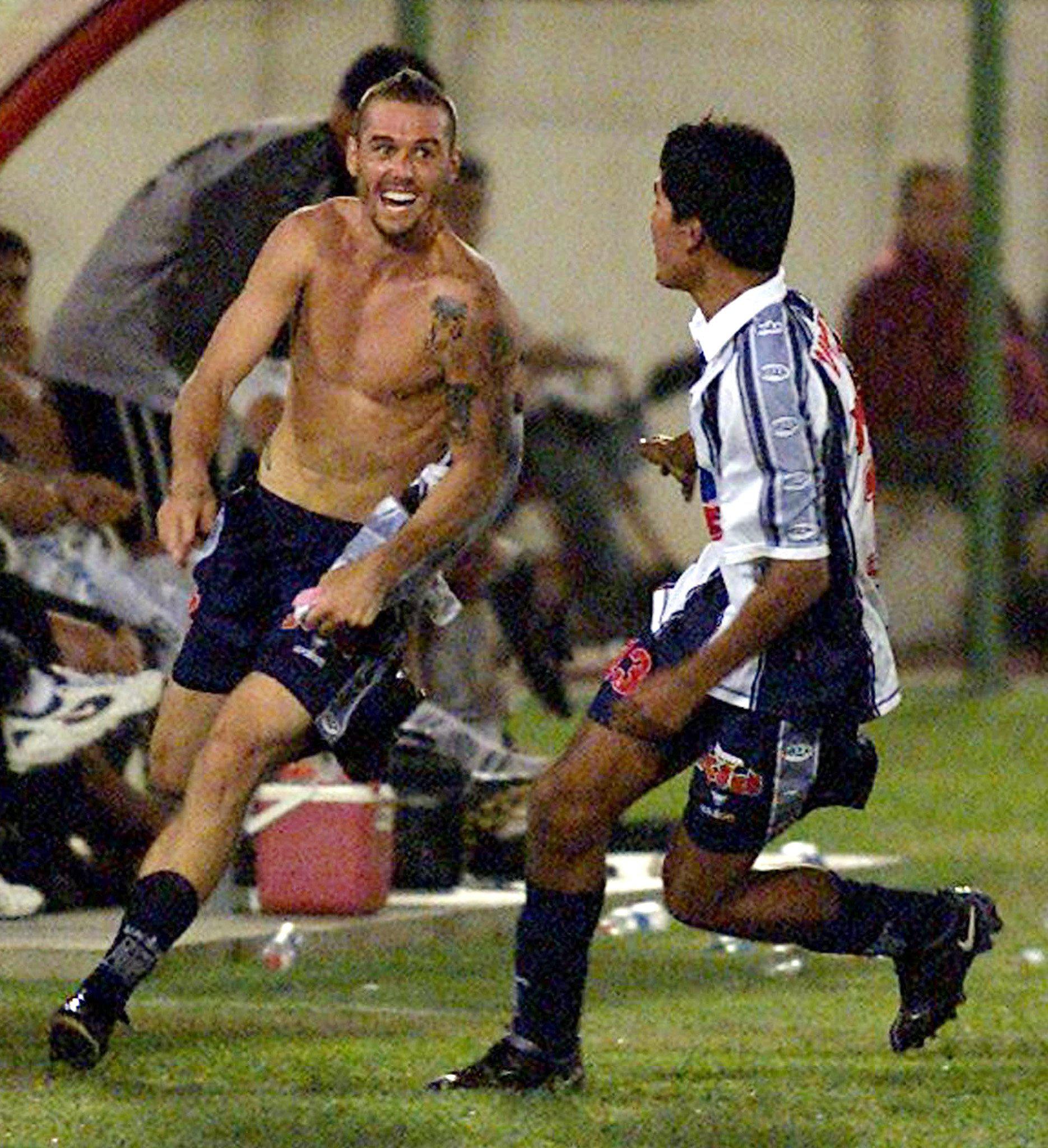 Nicolás Tagliani, en el 2003, convirtió el gol del triunfo frente a Olimpia por la Copa Libertadores | Foto: Reuters