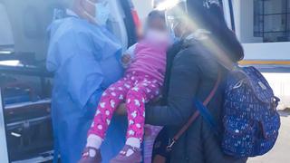 Tacna: niña recibió atención especializada en Lima por ingerir una pila por accidente 