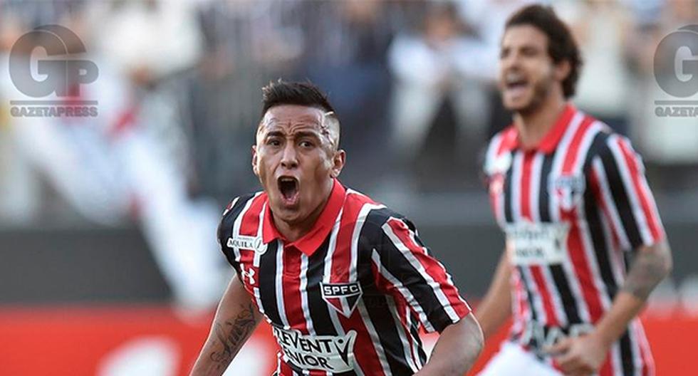 Corinthians empata 1-1 ante Sao Paulo con gol de Christian Cueva, por la fecha 15 del Brasileirao. (Foto: Gazeta Press)