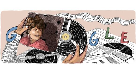 Google dedica un doodle a Eloísa Angulo en el Día de la Canción Criolla. (Foto: Google)