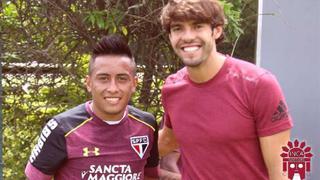 Christian Cueva conoció a Kaká y compartió momento en Facebook