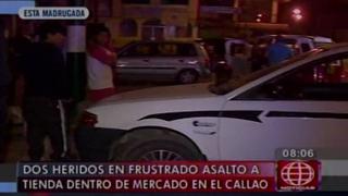 Callao: dos heridos por balacera tras intento de robo