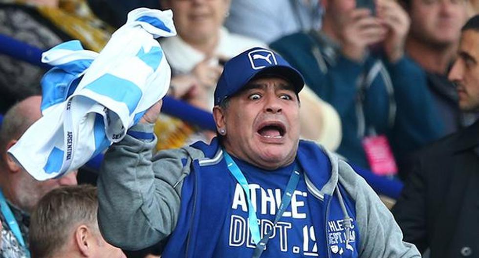 Una vez más Diego Maradona está en el ojo de la tormenta por una foto que se viralizó en redes sociales donde se ve cazando a un órix árabe. (Foto: Getty Images)