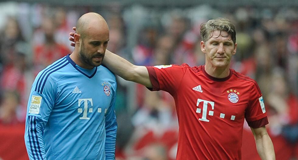Bayern Munich: Expulsión de Pepe Reina. (Foto: Getty Images)