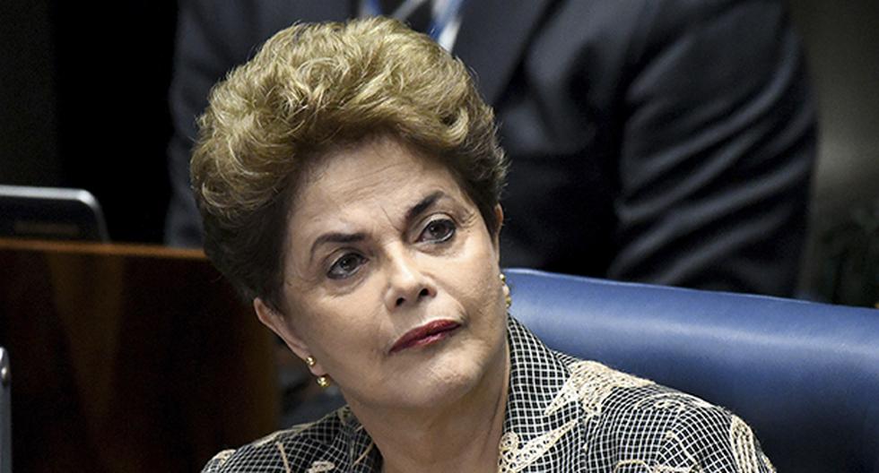 Dilma Rousseff llegó al Senado para jugar su última carta antes del juicio. (Foto: EFE)