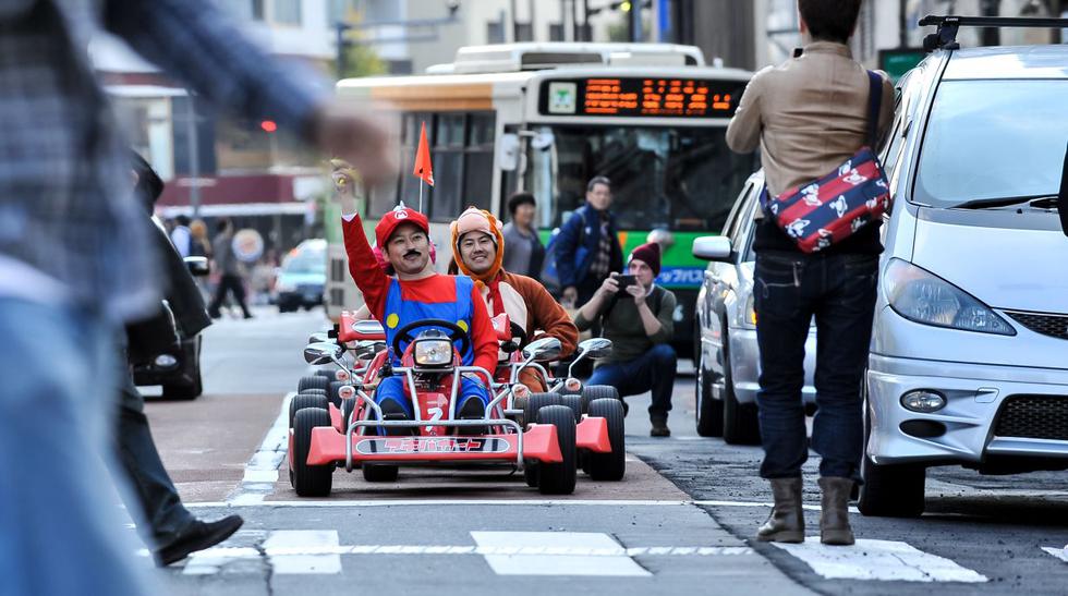 Google: mira esta loca carrera de Mario Kart en Tokio [FOTOS] - 1