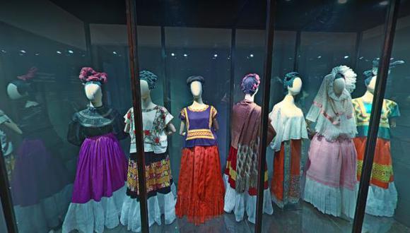 Prendas del museo Frida Khalo. (Foto: Google Art & Culture)