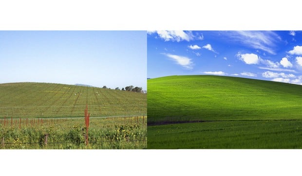 Conoce cómo se ve en la actualidad y cómo lucía en el fondo de Windows XP. (Foto: Microsoft)