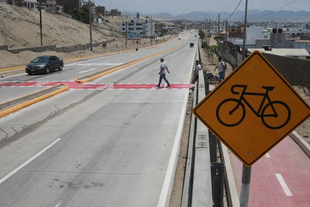 Expertos critican diseño de la antigua Panamericana Sur. (Juan Ponce / El Comercio)