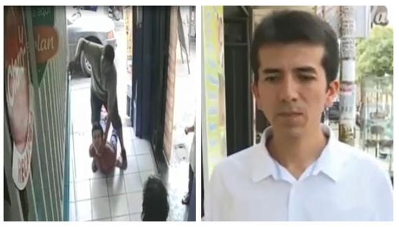 Hijo del asesinado periodista Hugo Bustíos fue víctima de robo en la avenida San Felipe, en Comas. (Captura: América Noticias)