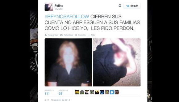 Narcos matan a tuitera y cuelgan la foto en su propia cuenta