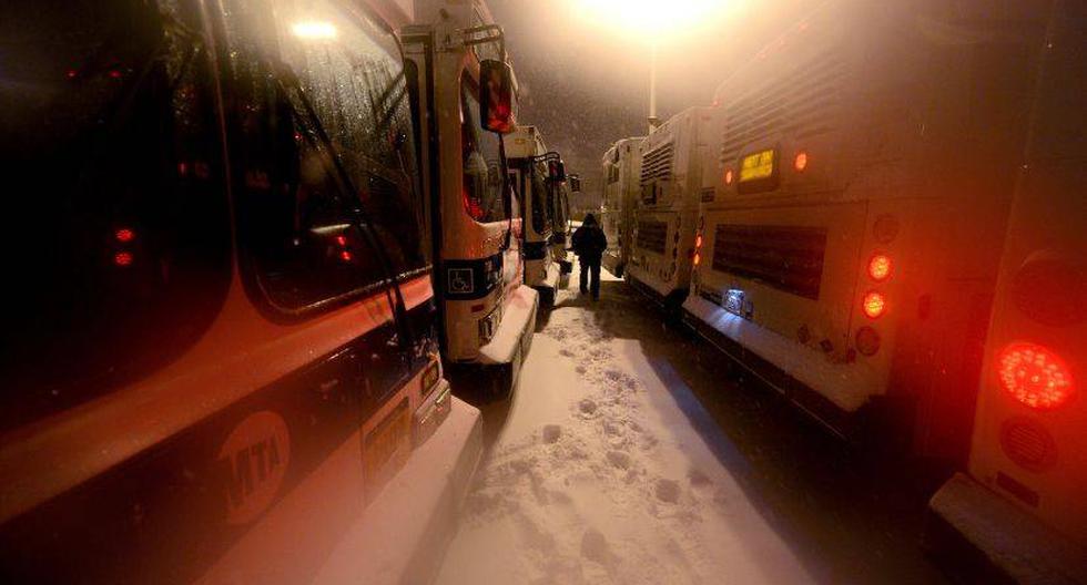 Unos 45 centímetros de nieve cayeron sobre Nueva York. (Foto: MTAPhotos/Flickr)