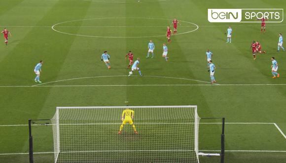 Liverpool ha sorprendido al Manchester City con un asombroso "bombazo" de apróximadamente 20 metros. El autor de tamaña obra fue Oxlade-Chamberlain. (Foto: captura de pantalla)