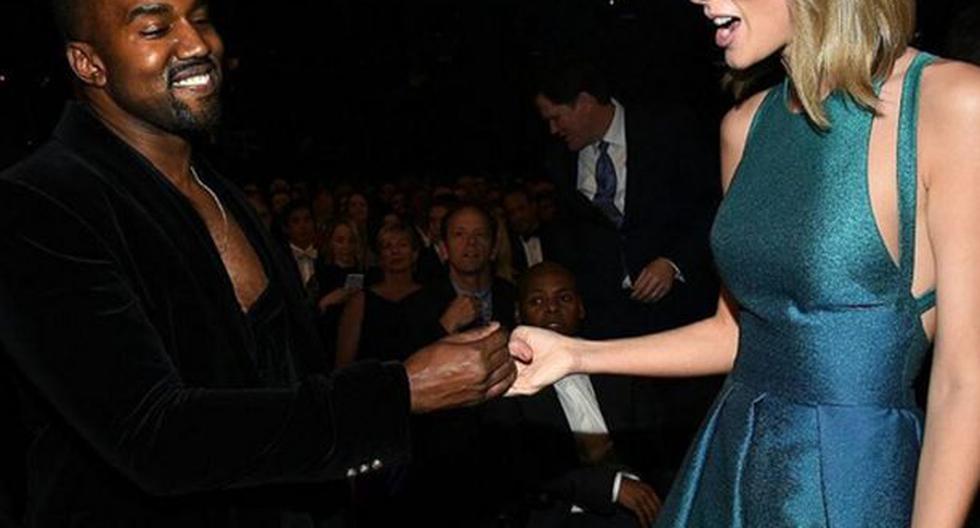 Kanye West y Taylor Swift se amistaron en los Grammy 2015; sin embargo, parece que no duró mucho. (Foto: Instagram)
