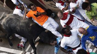 España: Así fue el penúltimo encierro en San Fermín [VIDEO]