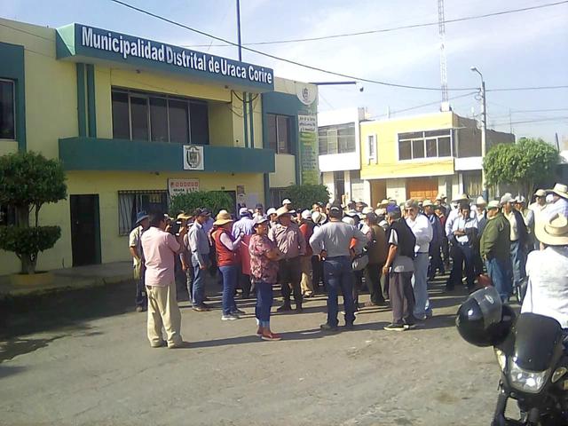 Los manifestantes sostienen que la crisis está asociada con las políticas agrarias del Gobierno (Foto: cortesía)