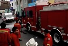 Lima: balón de gas explota en Breña y hay siete personas heridas