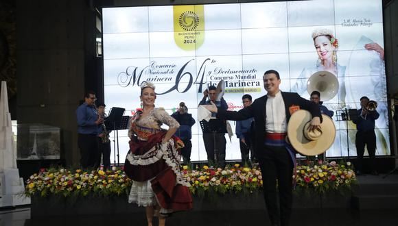 El lanzamiento del Concurso Nacional de Marinera Edición Bicentenario 2024 se llevó a cabo en el Ministerio de Cultura. (Foto: Britanie Arroyo / @photo.gec)