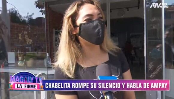 Isabel Acevedo "Chabelita" asegura estar soltera pese a imágenes de "Magaly TV: La Firme". (Foto: Captura ATV)