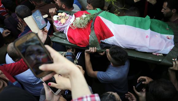 La agencia de noticias palestina Maan identificó al fallecido como Ezz Abdel Hafiz Tamimi, que recibió tres disparos en el cuello. (AFP).