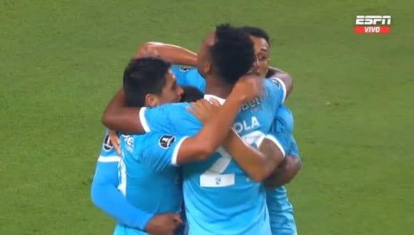 Gol de Percy Liza para el 1-0 de Sporting Cristal vs. U. Católica. (Captura: ESPN)