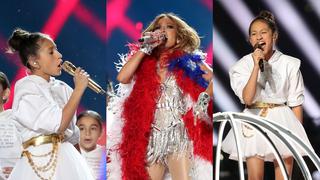 Así fue el debut mundial como cantante de Emme, la hija de Jennifer Lopez y Marc Anthony, en el Super Bowl 2020