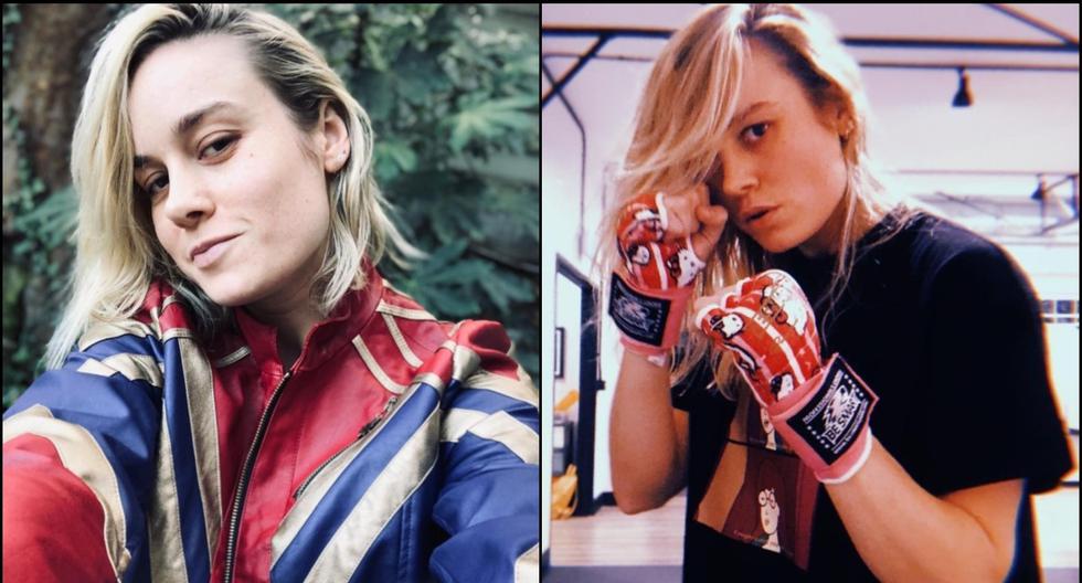 Así fue la exigente rutina de Brie Larson para interpretar a "Captain Marvel". (Foto: Composición/Instagram)