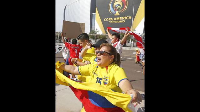 Perú - Ecuador: la fiesta en las afueras del Phoenix Stadium - 9