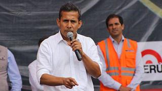 Humala: "Calificativos sobre oposición no afectan a Cateriano"