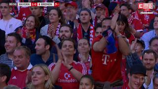 Pizarro recibió una fabulosa ovación en el Bayern Múnich vs. Werder Bremen | VIDEO