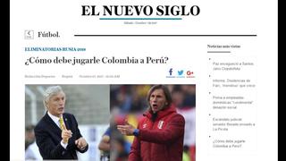 Perú vs. Colombia: así informa la prensa cafetera