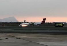 Avión de LC Perú ya fue remolcado y se reanudaron operaciones en aeropuerto
