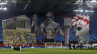 Champions League: fabuloso mosaico de hinchas del Olympiakos