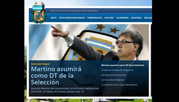 Gerardo Martino es el nuevo técnico de la selección argentina